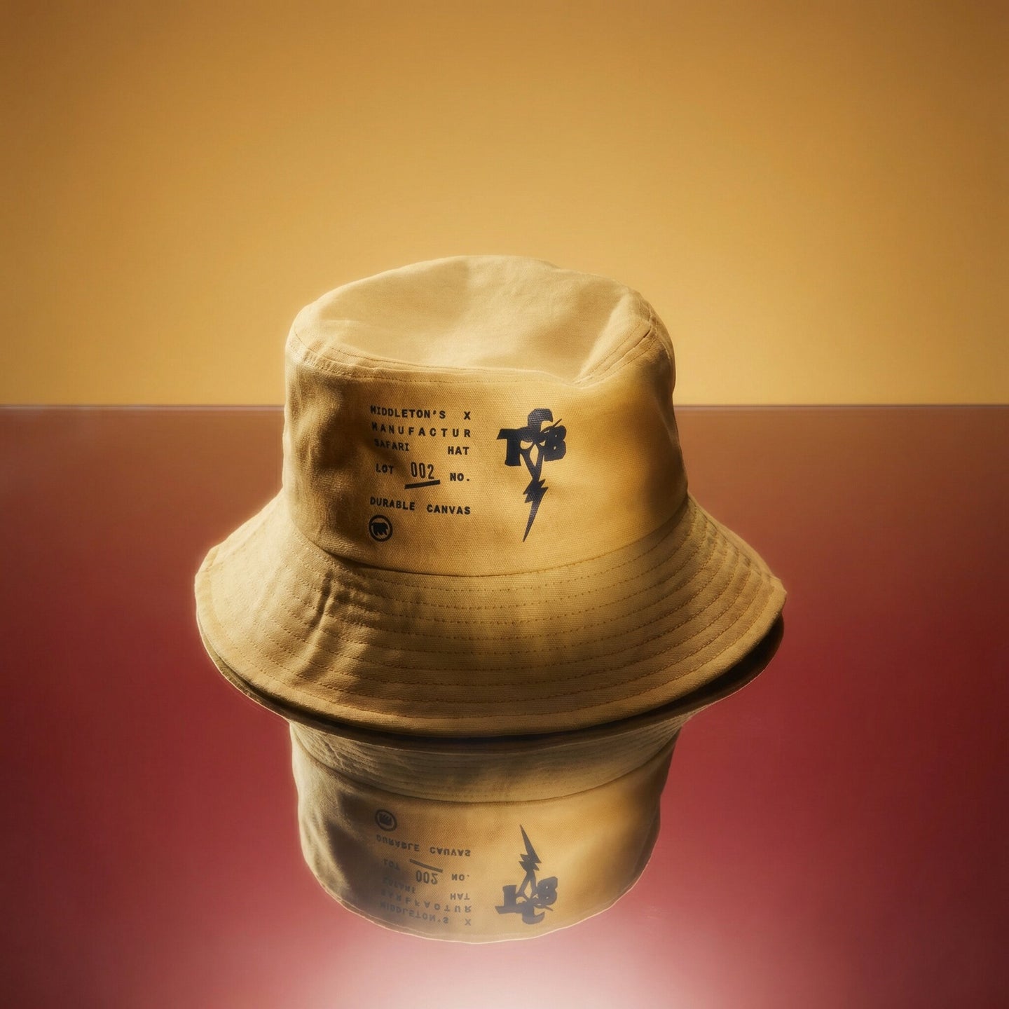 Bucket hat mustard